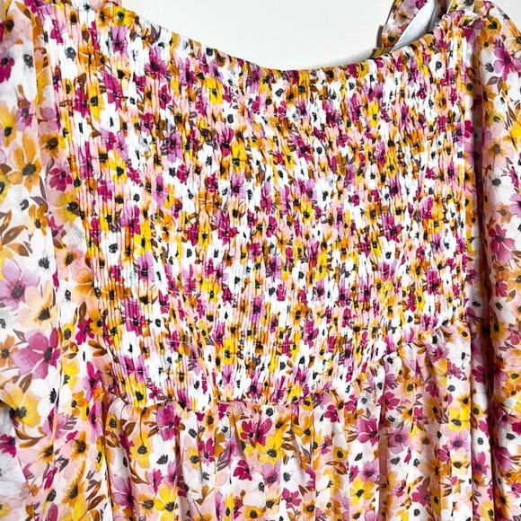 NWT CITY CHIC Trendy Plus Size Delicate Floral Midi Dress Size 24 summer - Picture 5 of 6